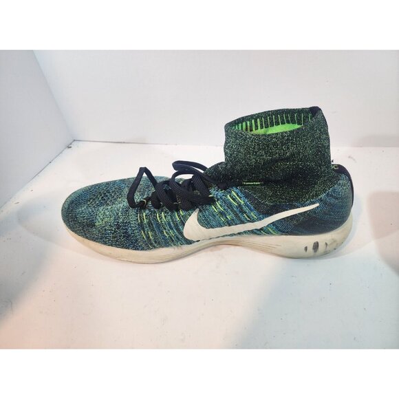 Nike LunarEpic Flyknit “Poison Green” Running Shoes Mens Size 15 818676-003 - Picture 4 of 16